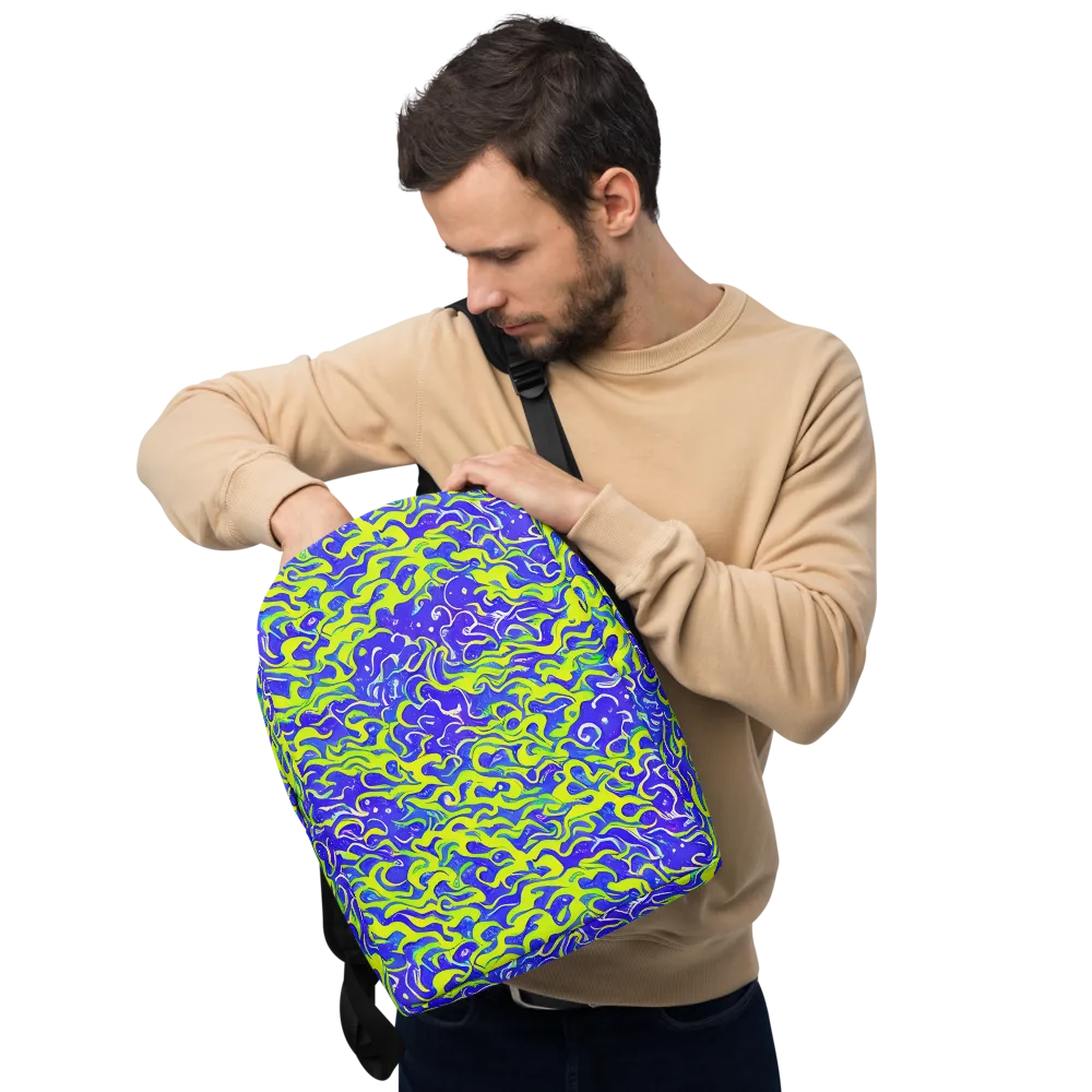 Electric Eelgrass on Minimalist Backpack — Front