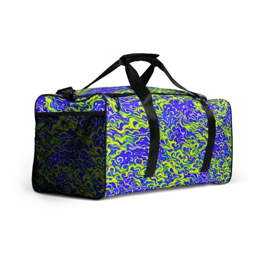 Electric Eelgrass on a Duffle Bag