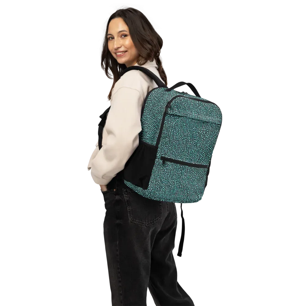 Aqua Shatter on Utility Backpack — Back