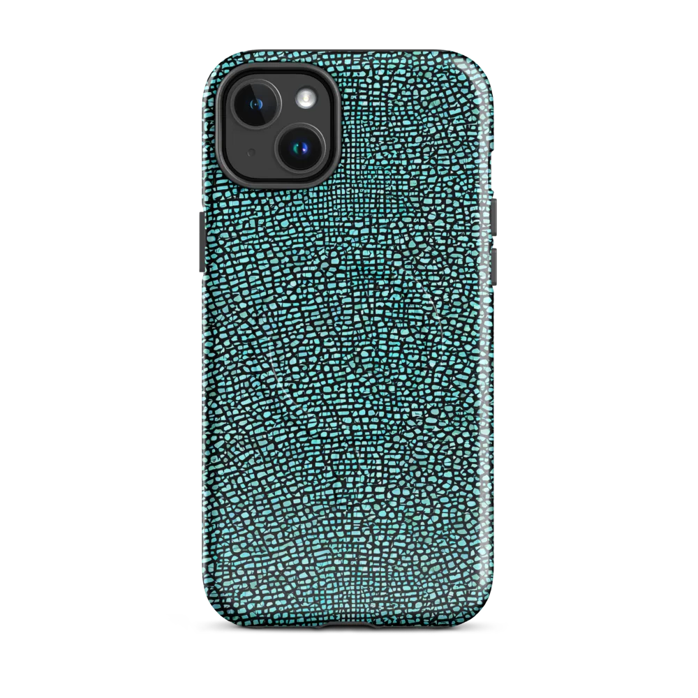 Aqua Shatter on MagSafe Tough Case for iPhone® — Front