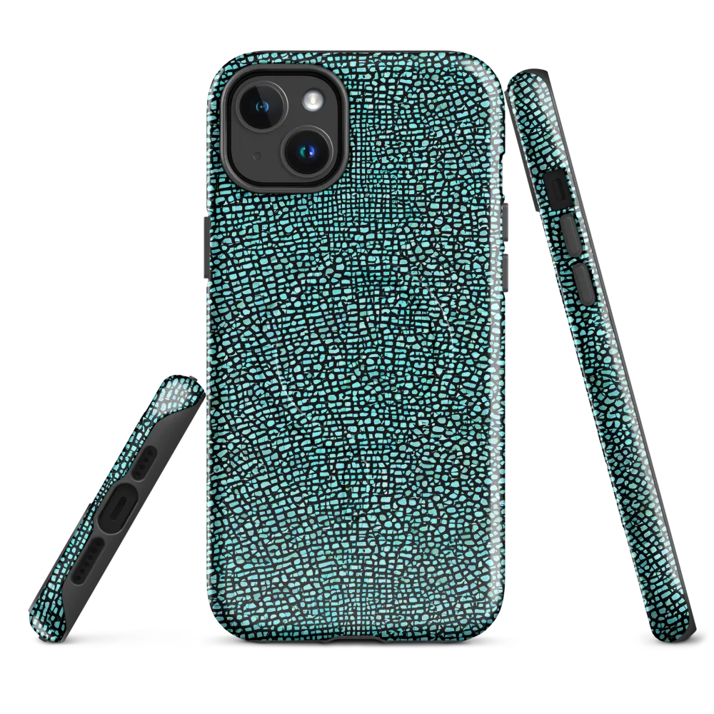 Aqua Shatter on MagSafe Tough Case for iPhone® — Front