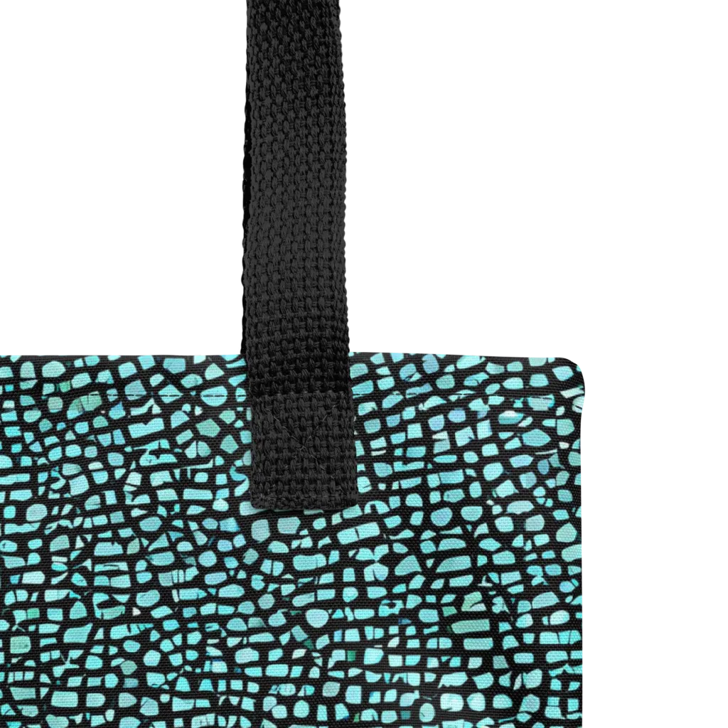 Aqua Shatter on Tote Bag — Product details