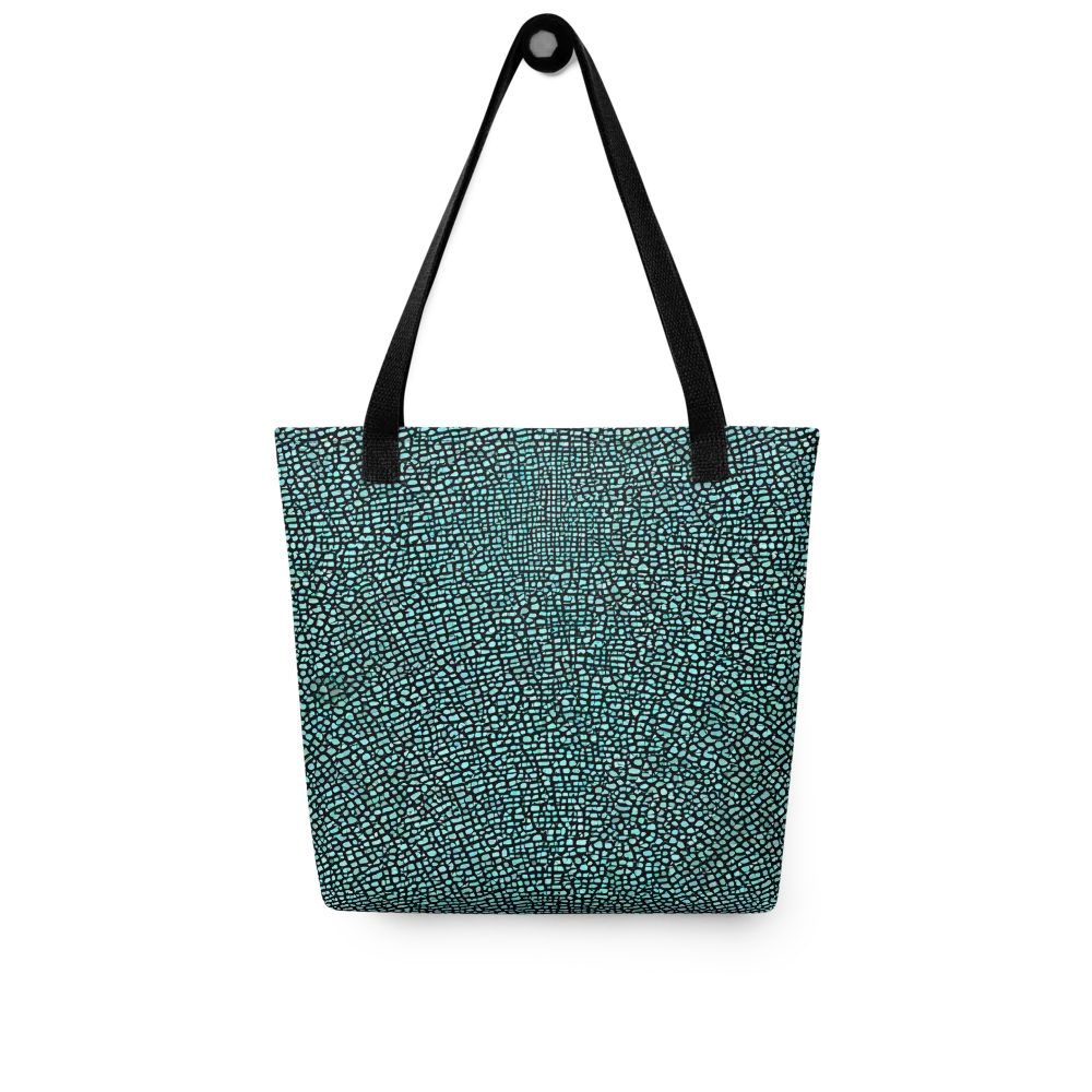 Aqua Shatter on Tote Bag — Front
