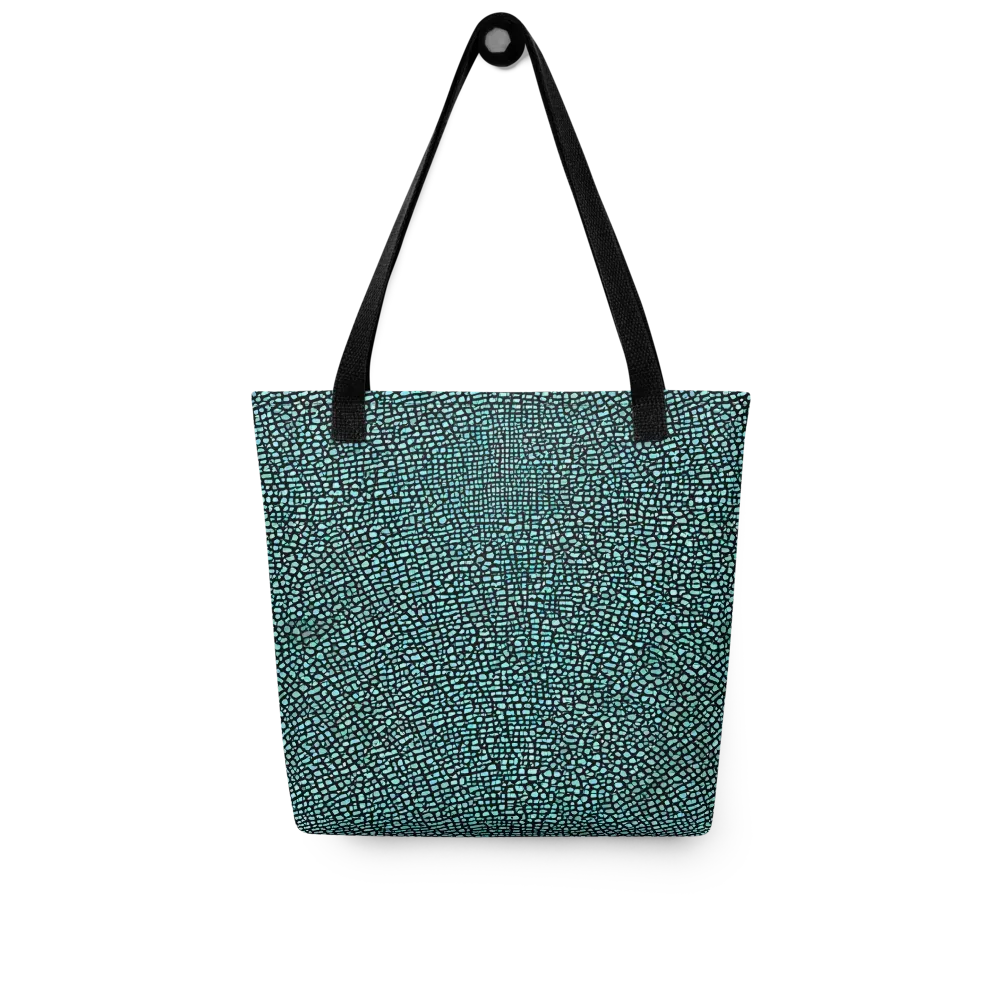 Aqua Shatter on Tote Bag — Front