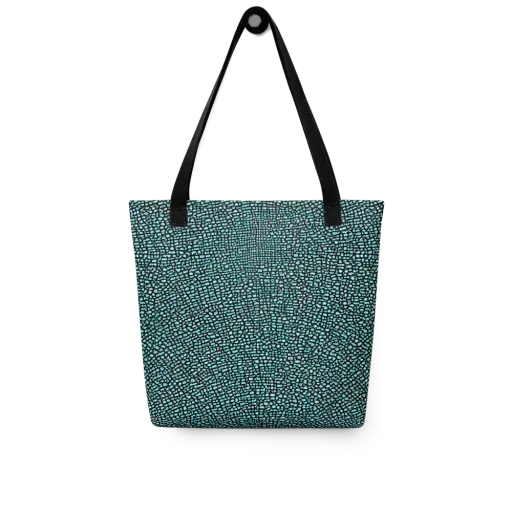 Aqua Shatter on a Tote Bag