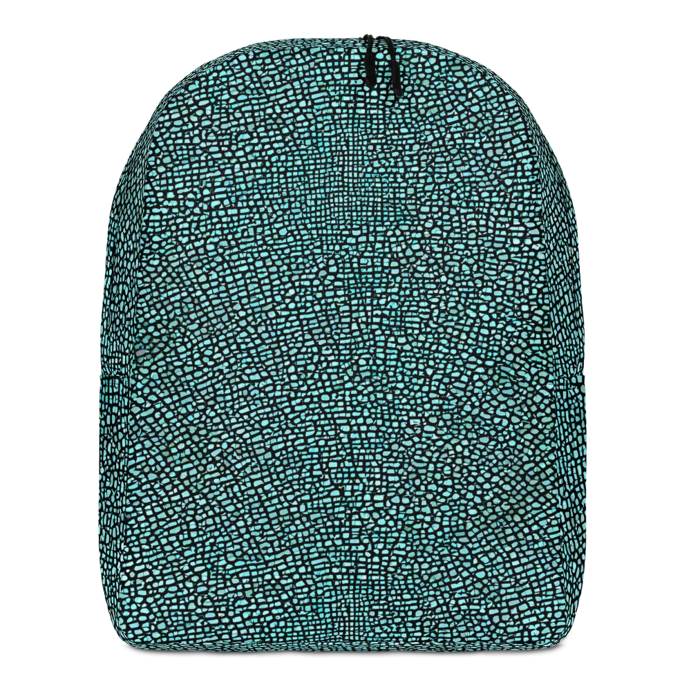 Aqua Shatter on Minimalist Backpack — Front