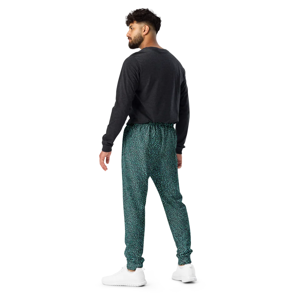 Aqua Shatter on Men's Joggers — Back