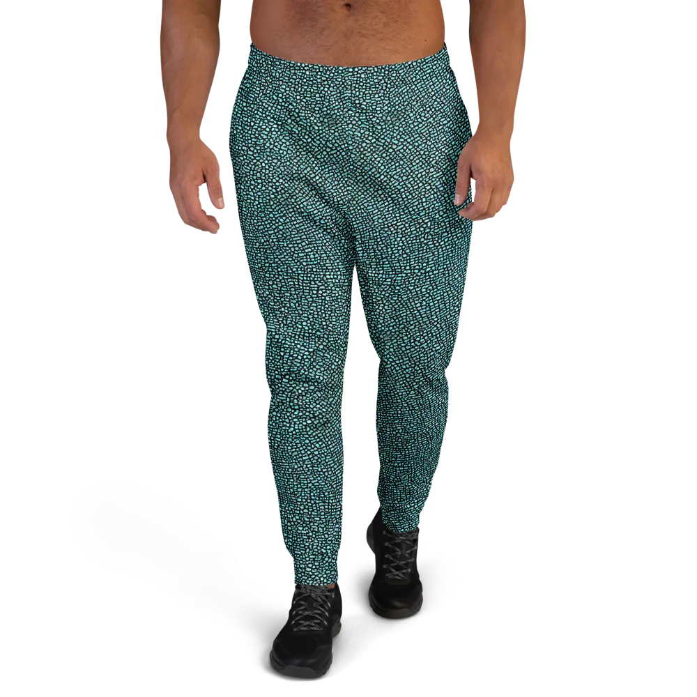 Aqua Shatter on Men's Joggers — Front