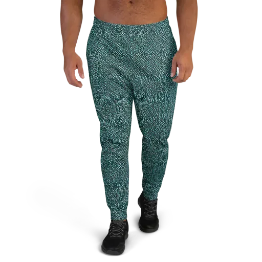 Aqua Shatter on a Men's Joggers