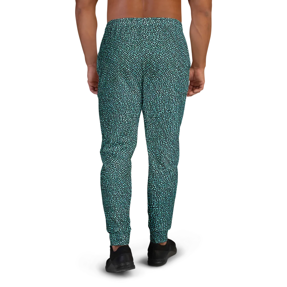 Aqua Shatter on Men's Joggers — Back