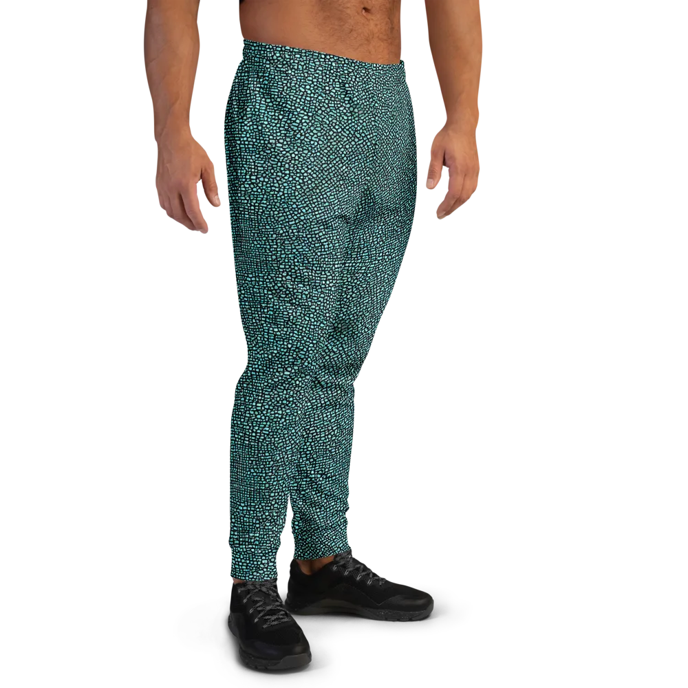 Aqua Shatter on Men's Joggers — Right