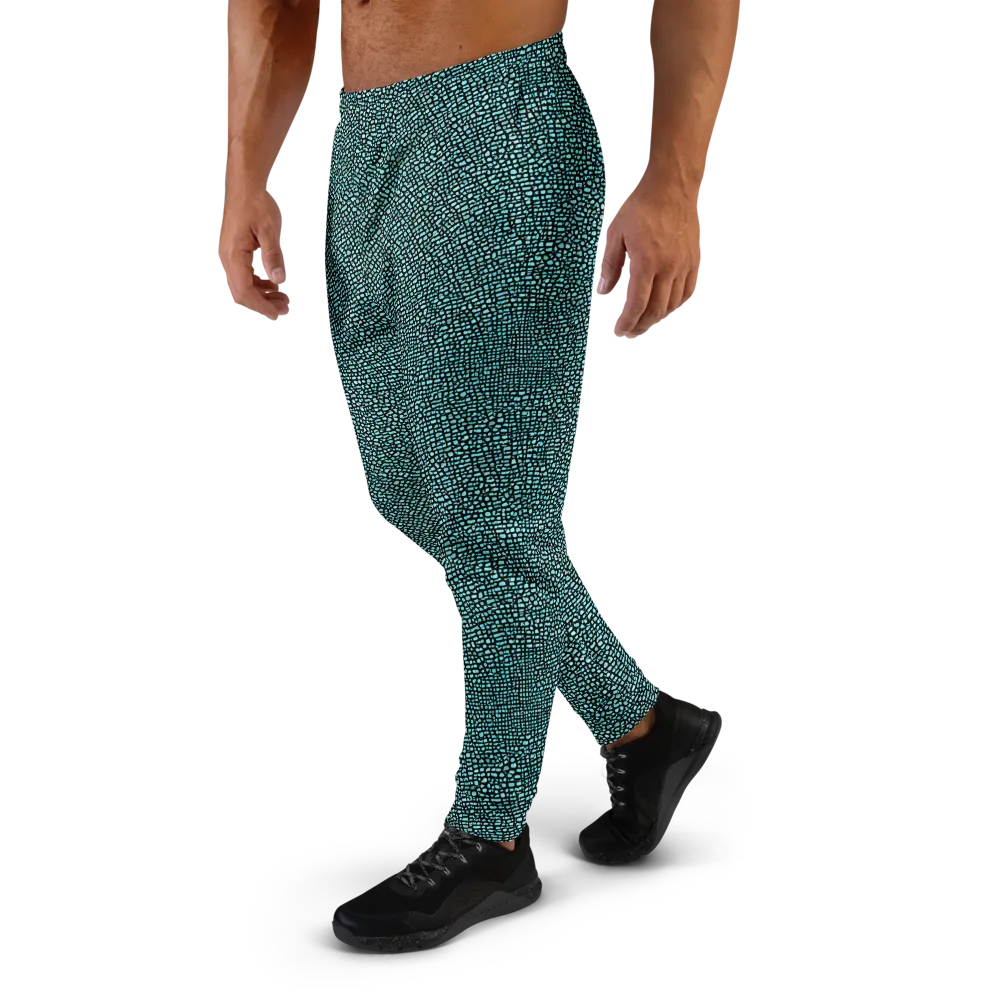 Aqua Shatter on Men's Joggers — Left