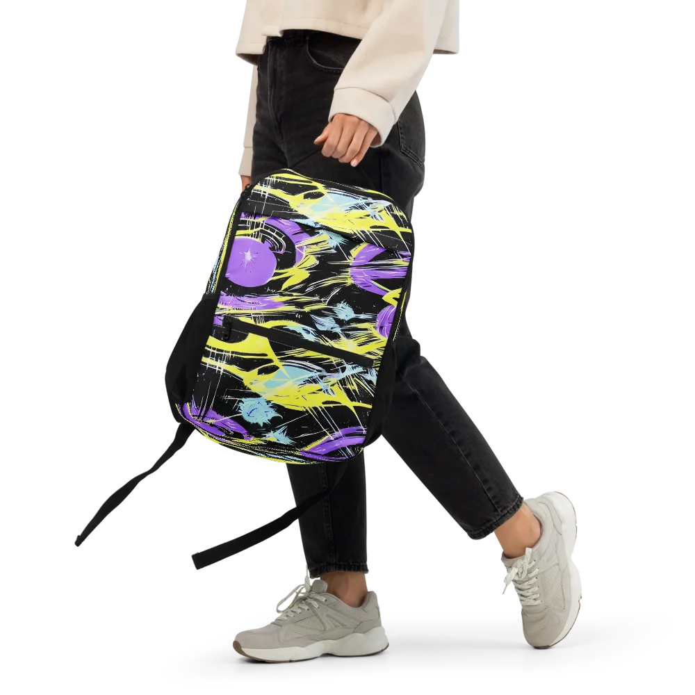 Blacklight Frenzy on Utility Backpack — Front