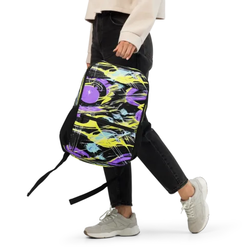 Blacklight Frenzy on a Utility Backpack