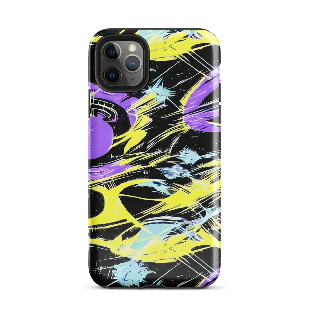 Blacklight Frenzy on Tough Case for iPhone® — Front