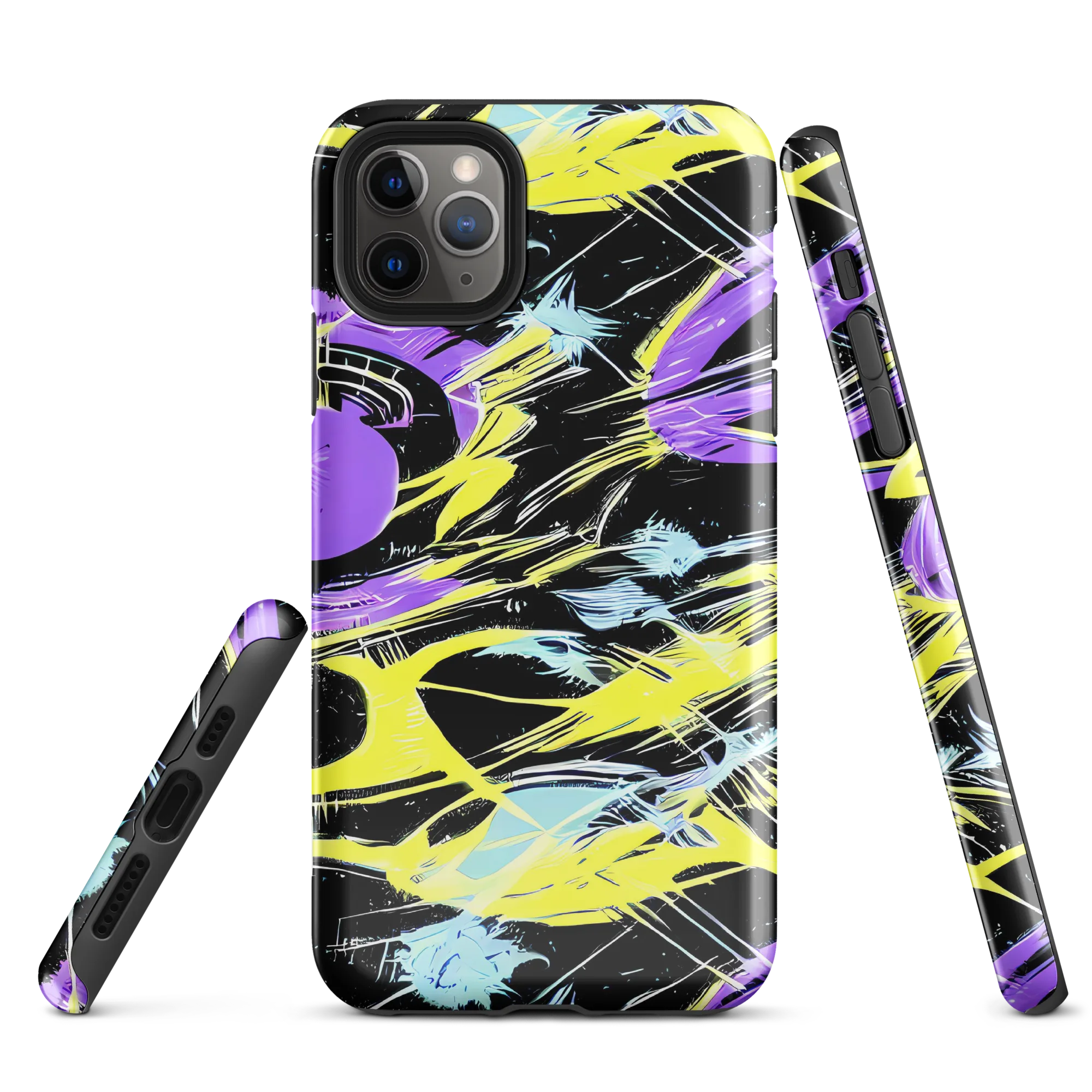 Blacklight Frenzy on Tough Case for iPhone® — Front