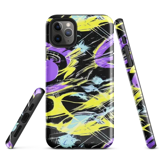Blacklight Frenzy on a Tough Case for iPhone®
