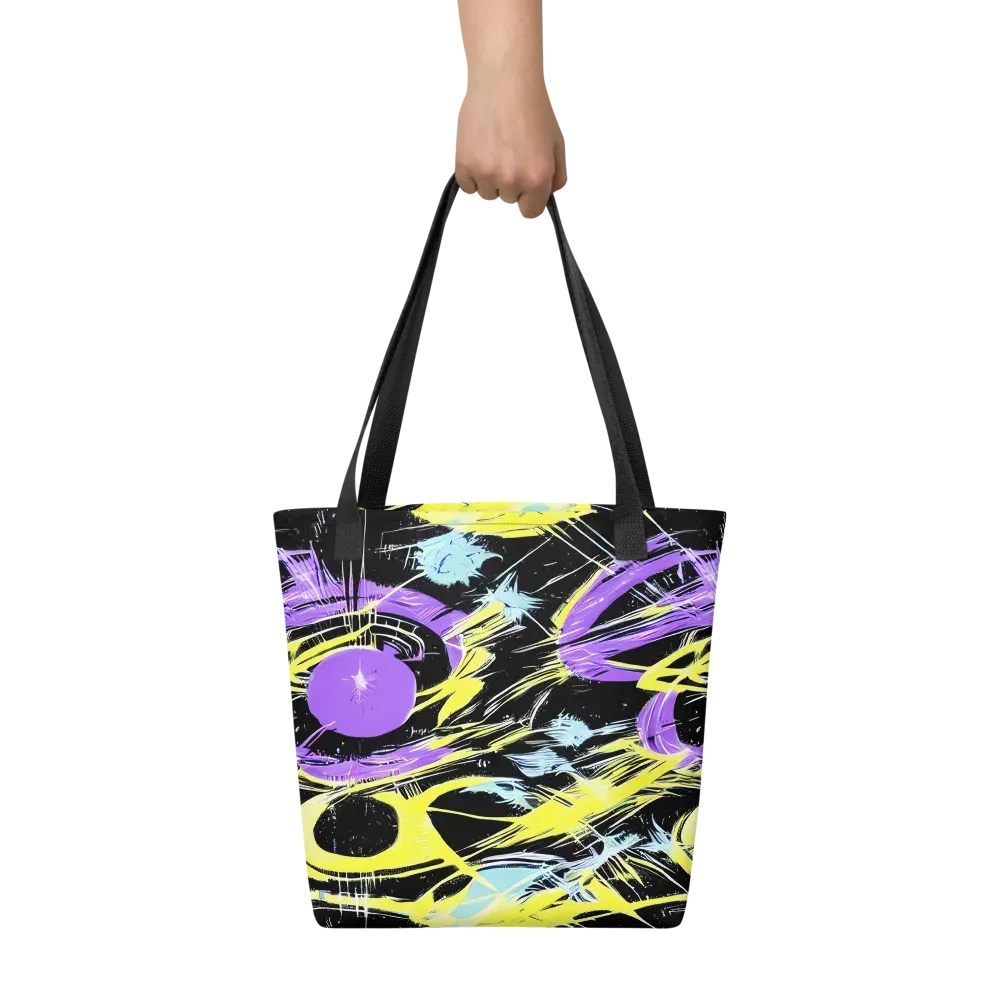 Blacklight Frenzy on Tote Bag — Front