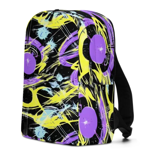 Blacklight Frenzy on a Minimalist Backpack