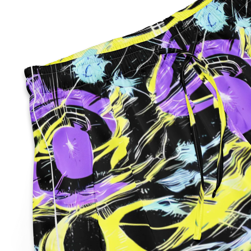 Blacklight Frenzy on Women's Pajama Shorts — Product details