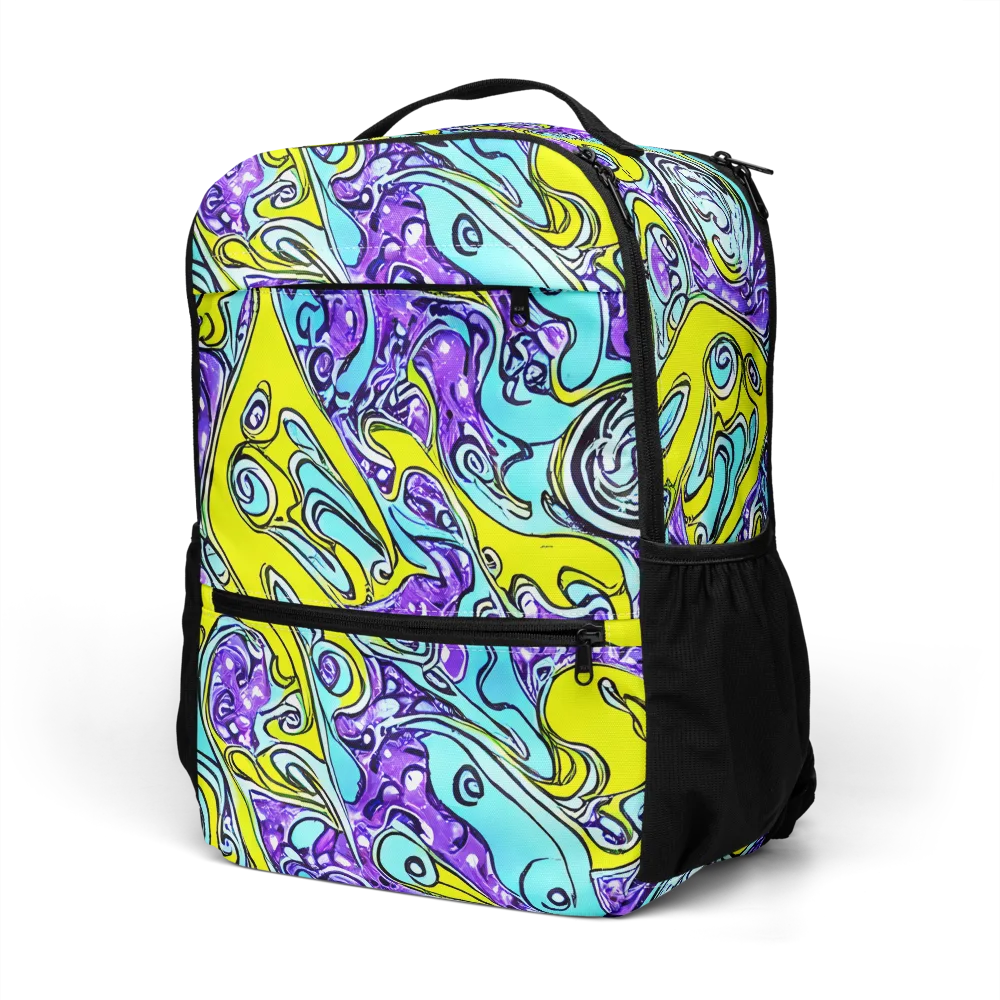 Aqua Acid on Utility Backpack — Left Front