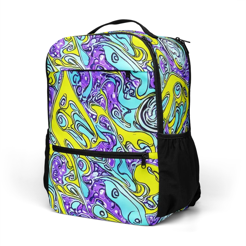 Aqua Acid on Utility Backpack — Left Front