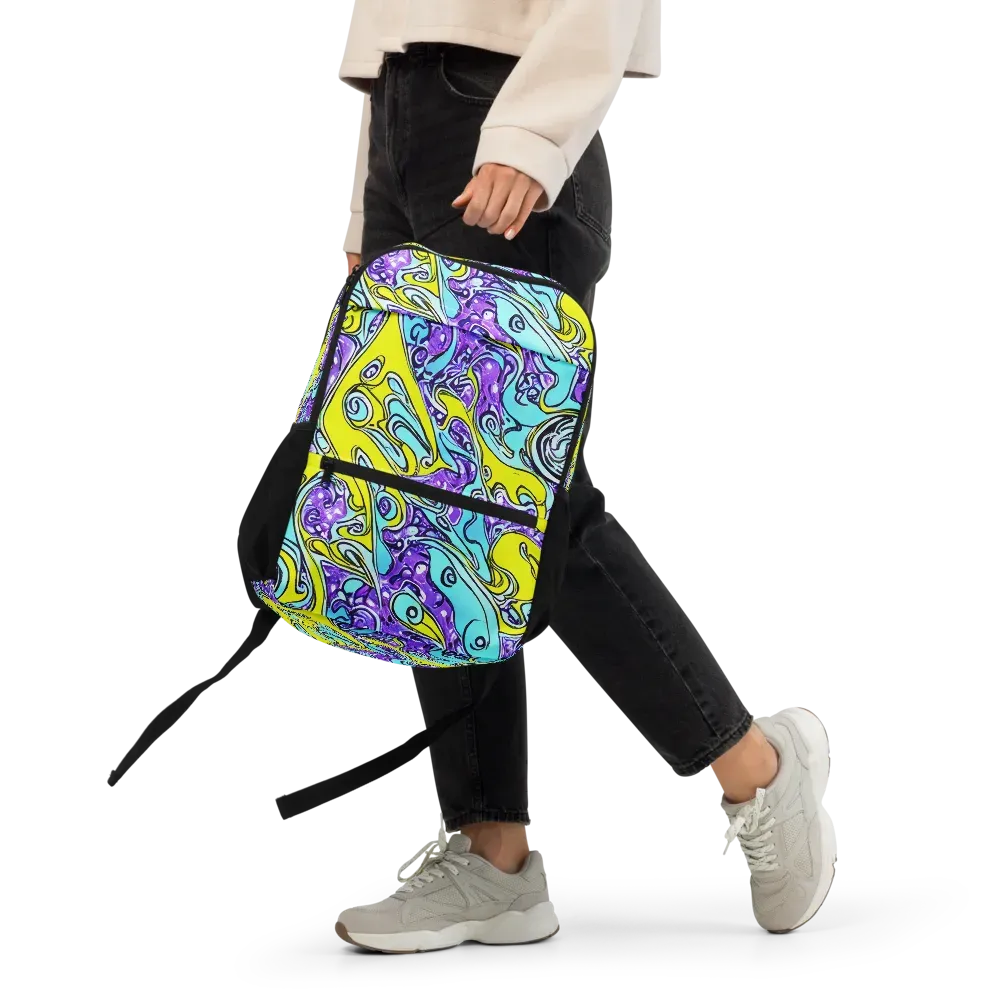 Aqua Acid on Utility Backpack — Front