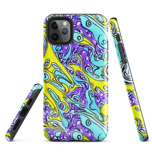Aqua Acid on a Tough Case for iPhone®