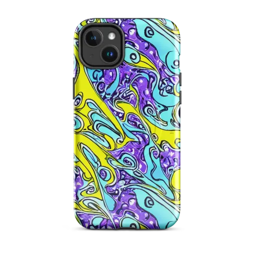 Aqua Acid on a MagSafe Tough Case for iPhone®