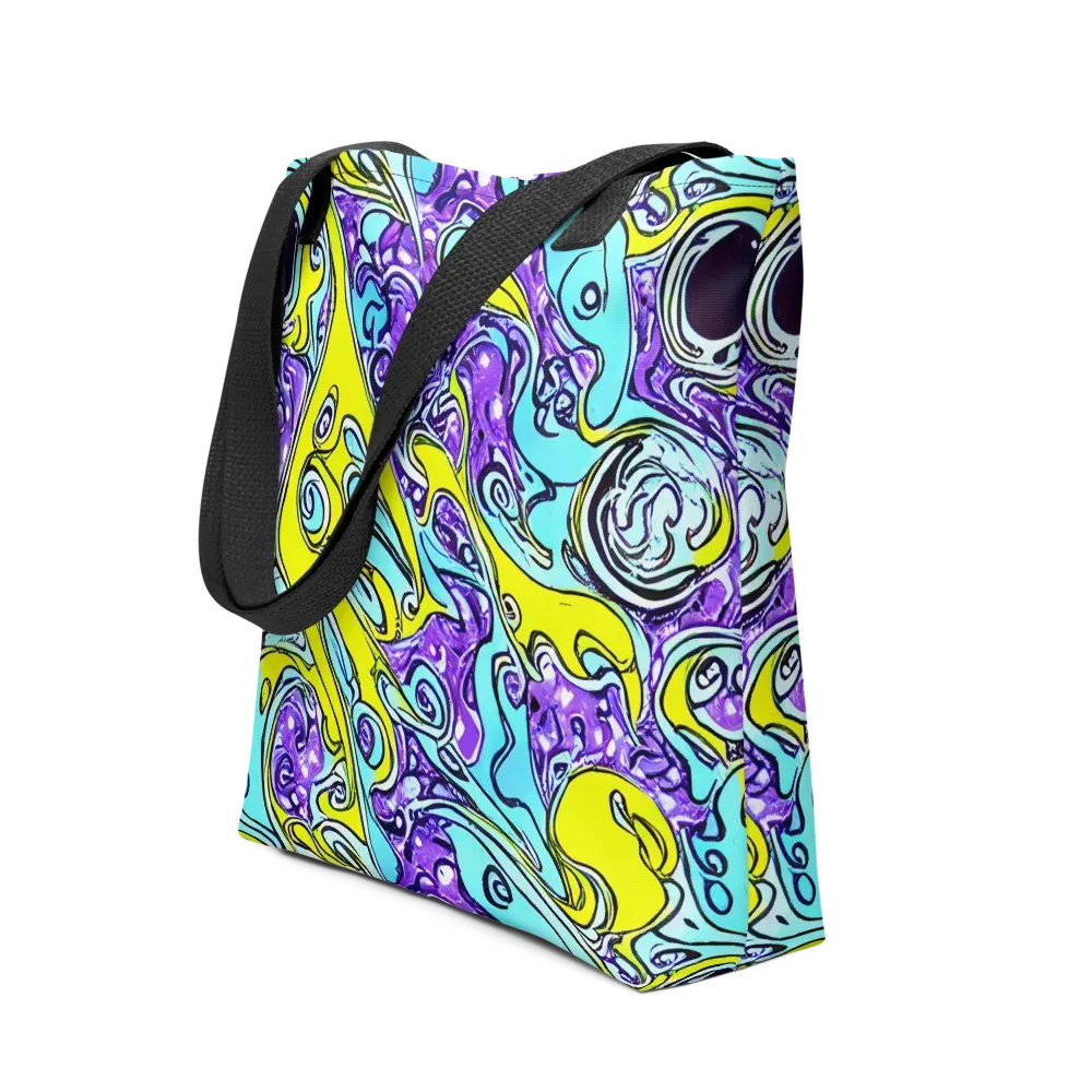Aqua Acid on Tote Bag — Front
