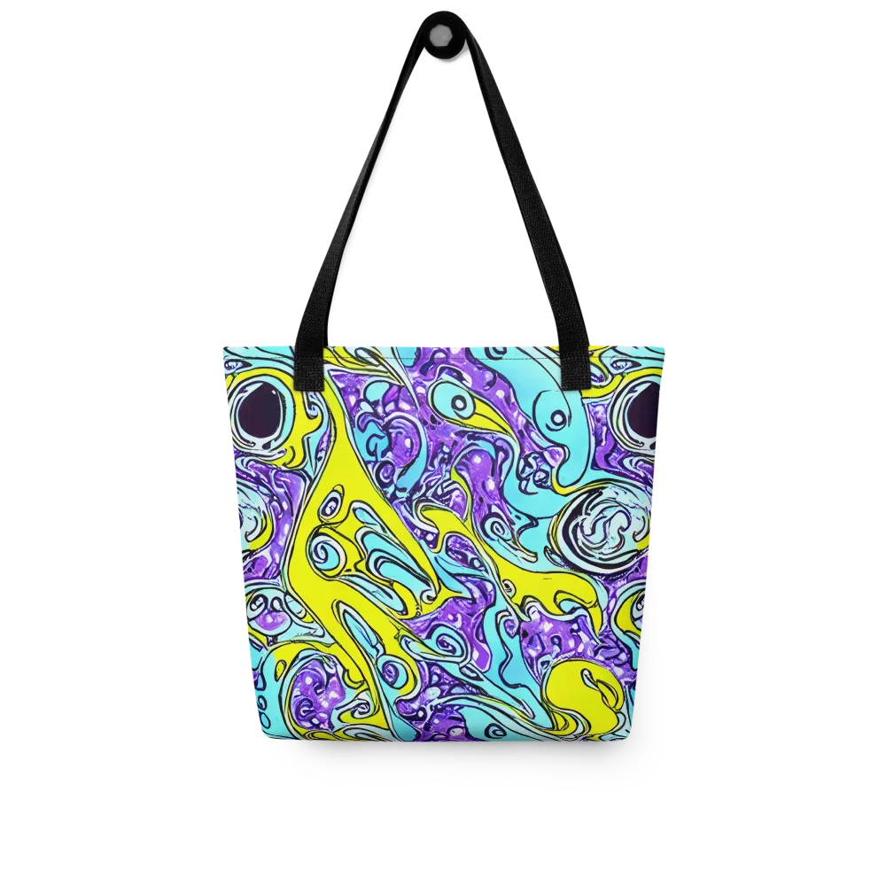 Aqua Acid on Tote Bag — Front