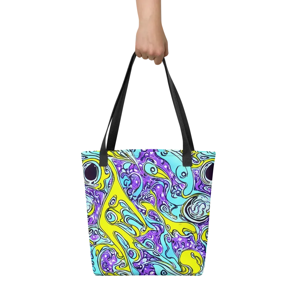 Aqua Acid on Tote Bag — Front