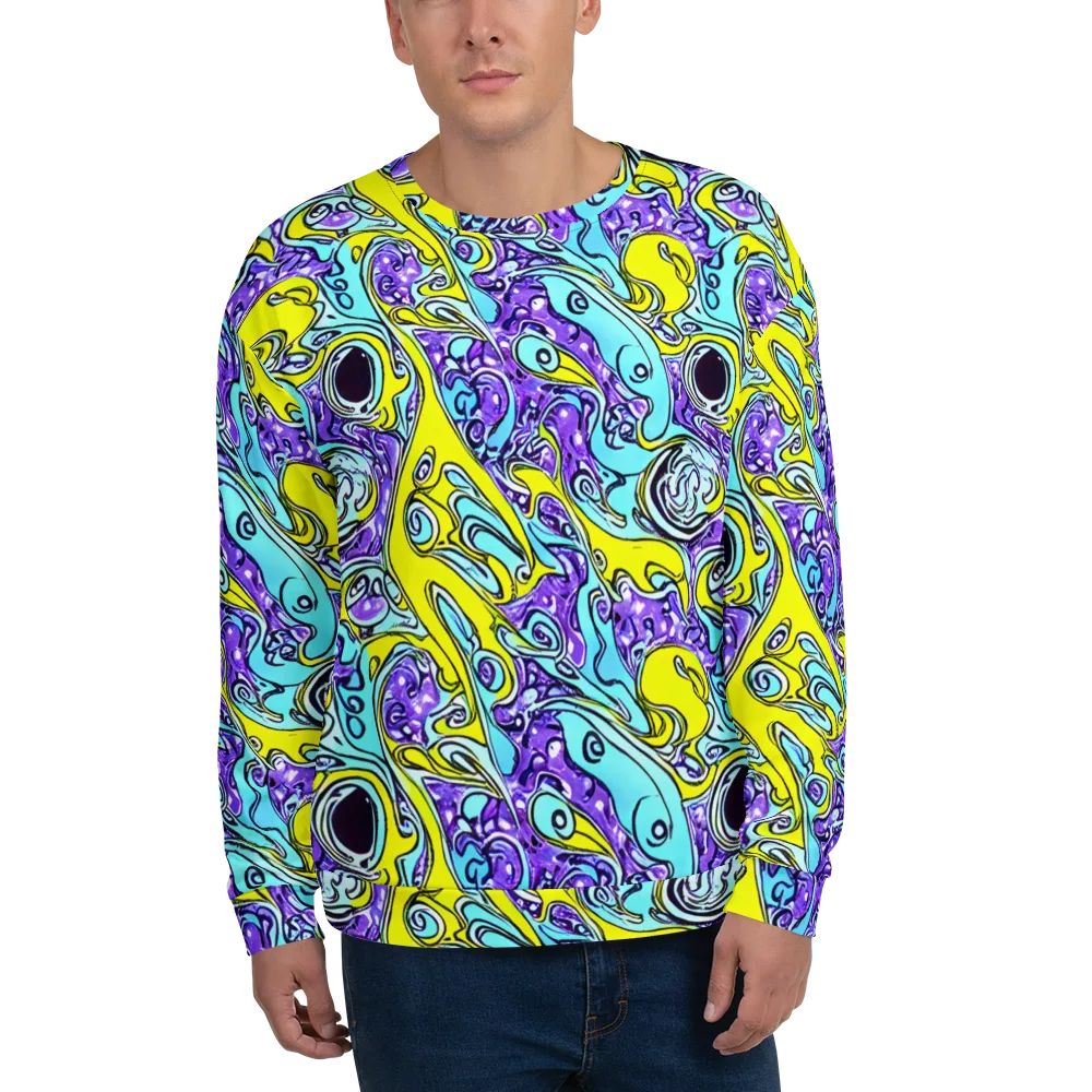 Aqua Acid on Sweatshirt — Front