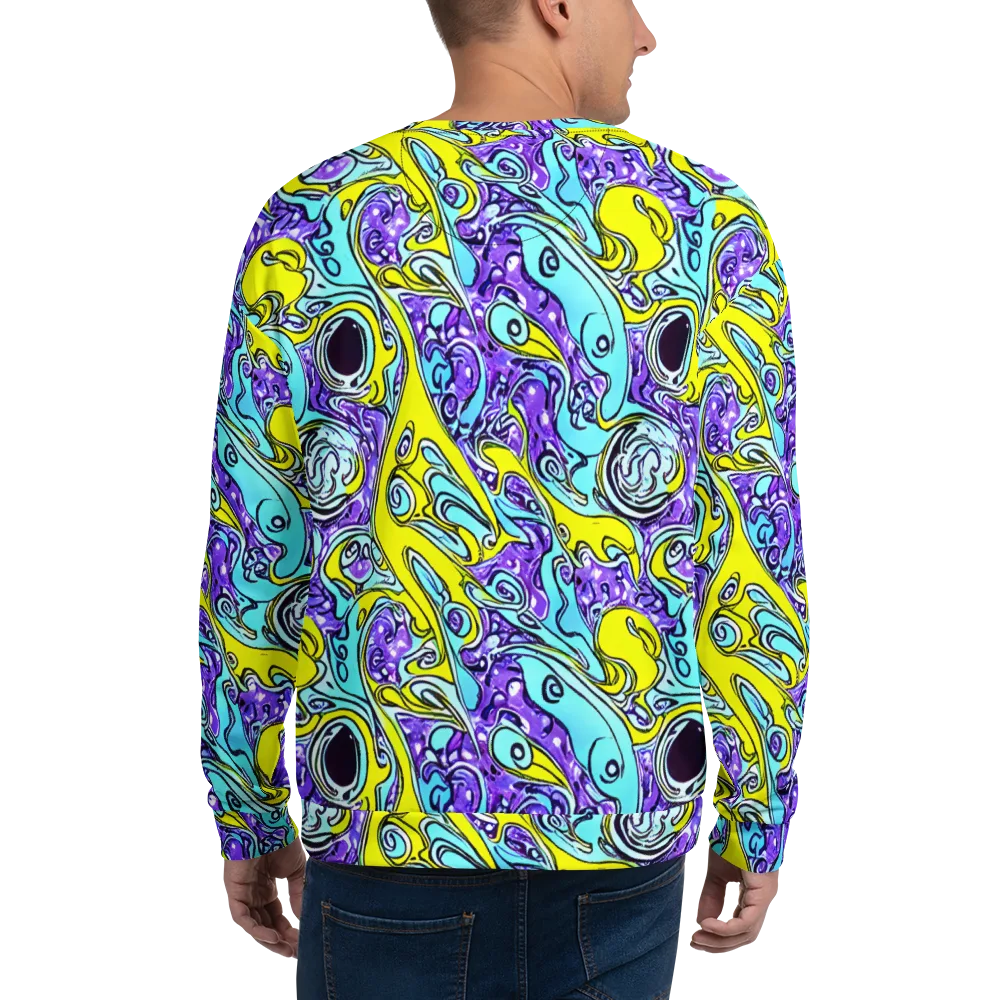 Aqua Acid on Sweatshirt — Back