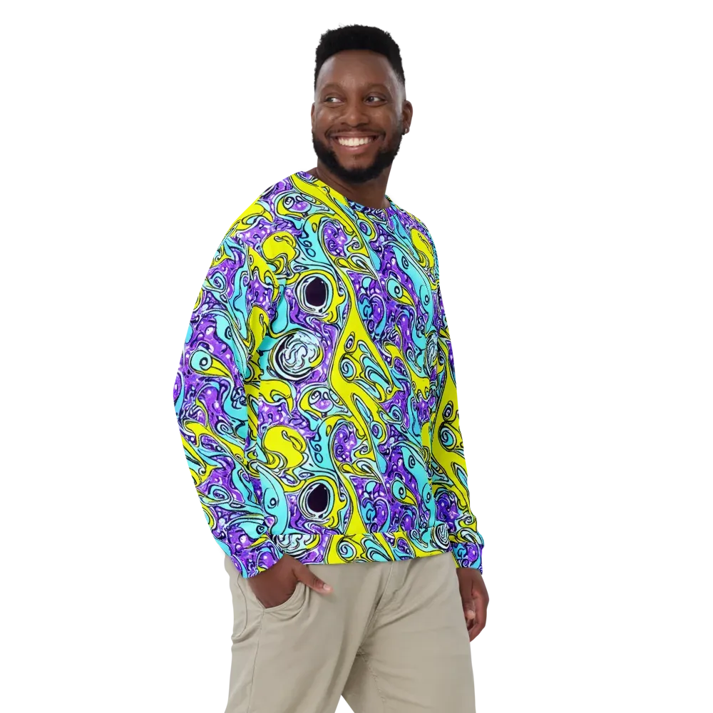 Aqua Acid on Sweatshirt — Front