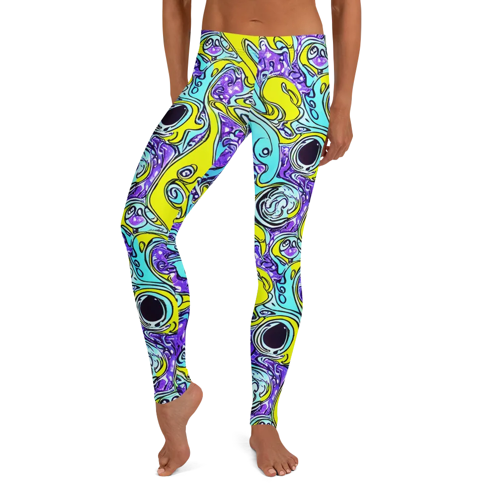 Aqua Acid on Leggings — Front