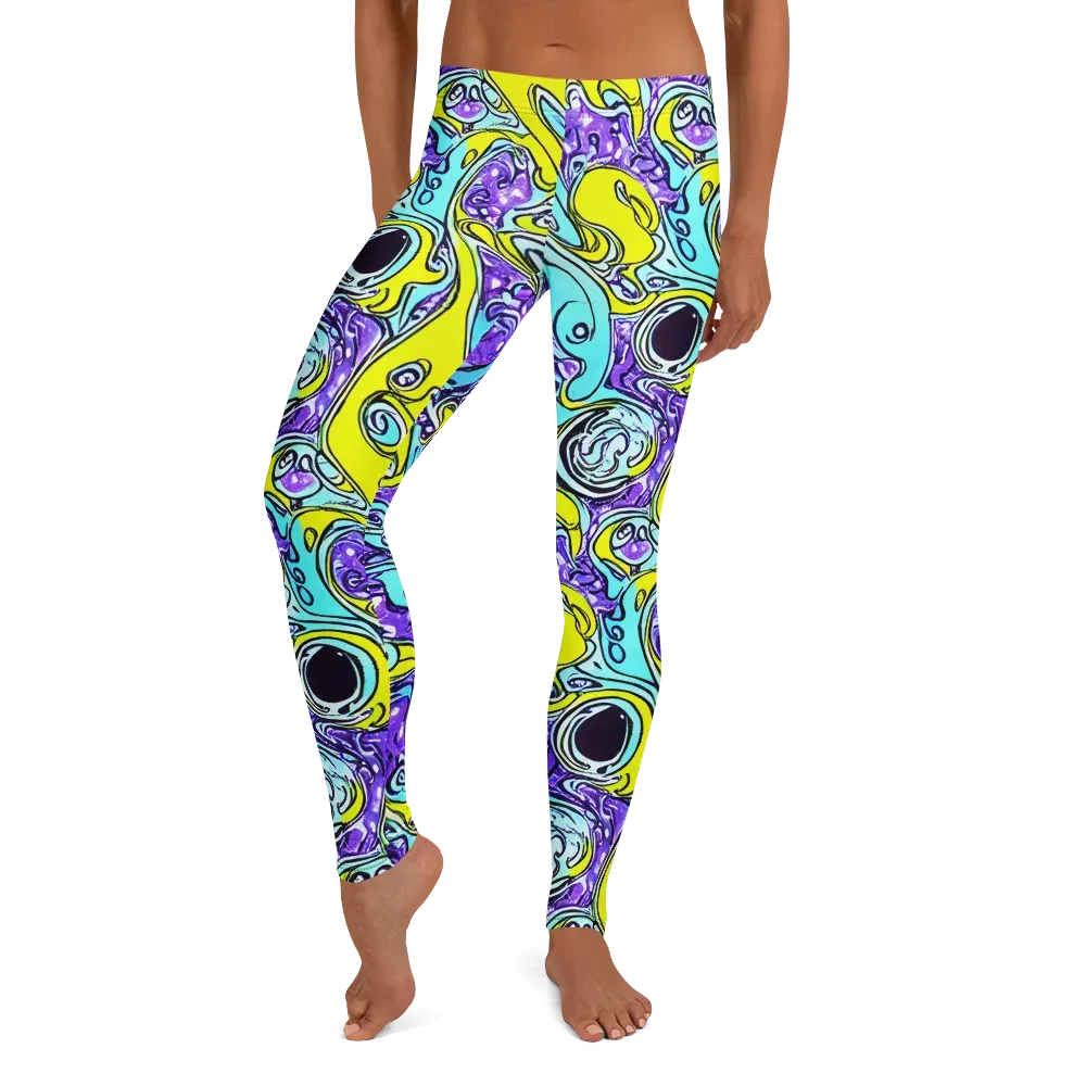 Aqua Acid on Leggings — Front