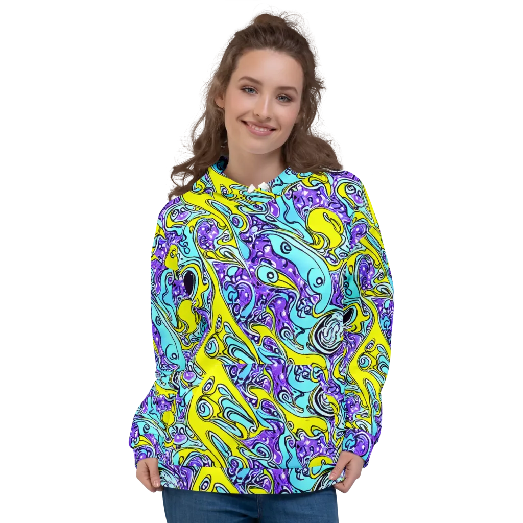 Aqua Acid on Hoodie — Front