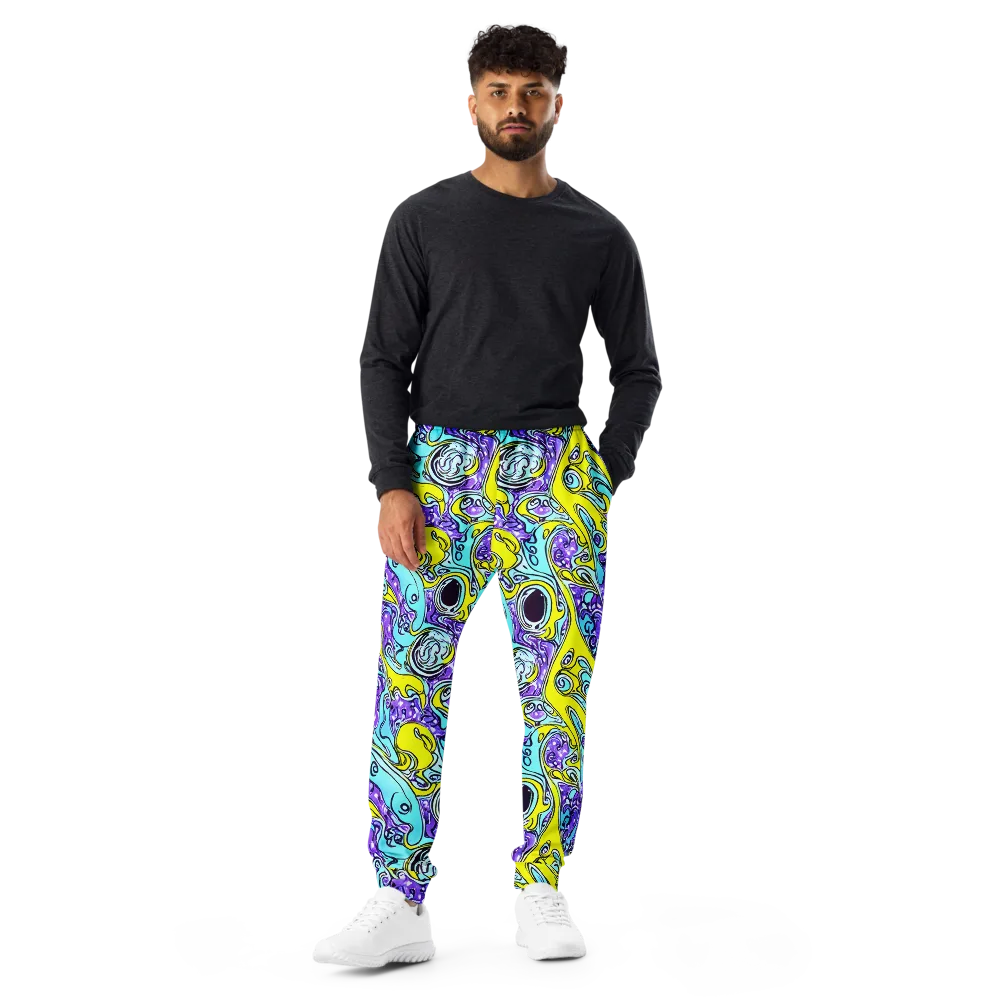 Aqua Acid on Men's Joggers — Front