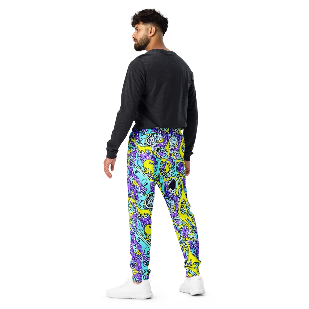 Aqua Acid on Men's Joggers — Back
