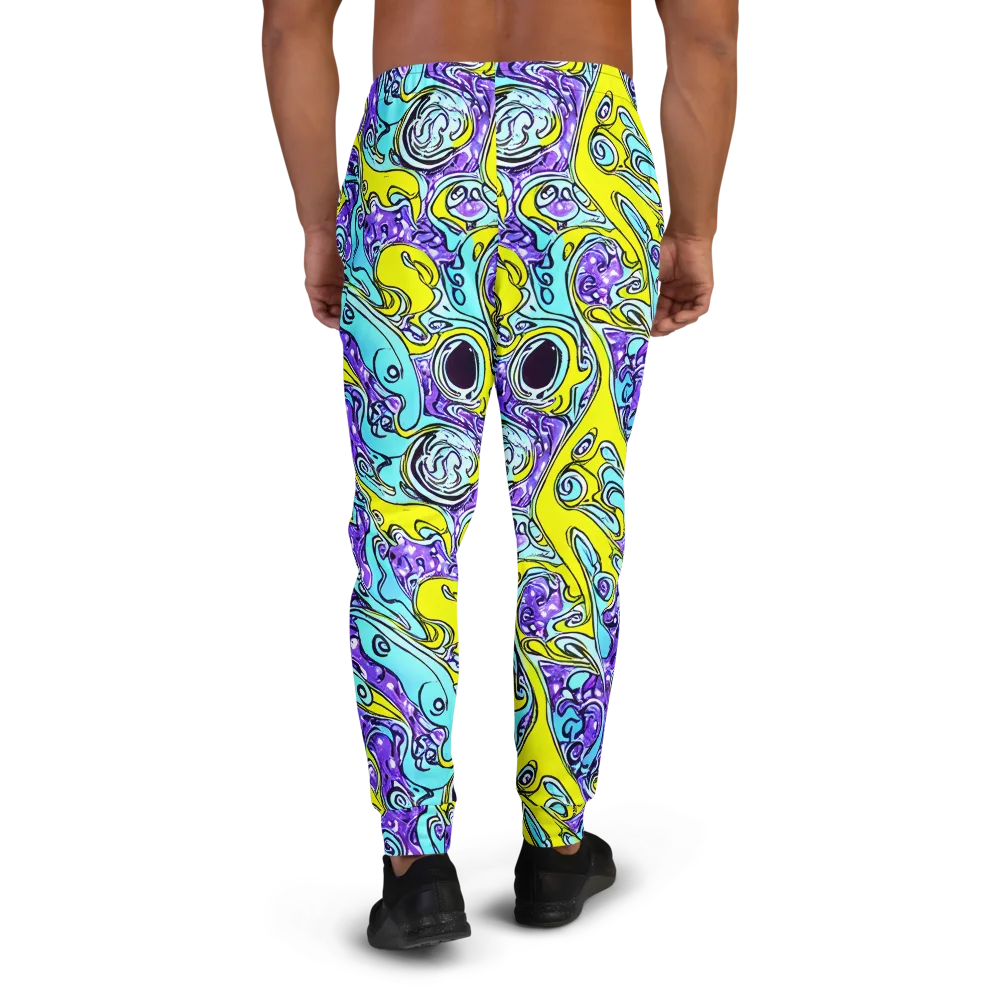 Aqua Acid on Men's Joggers — Back