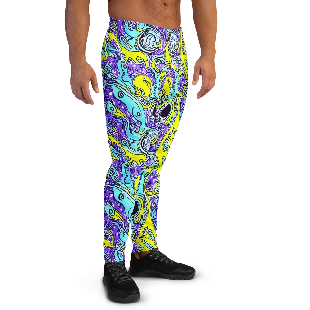 Aqua Acid on Men's Joggers — Right