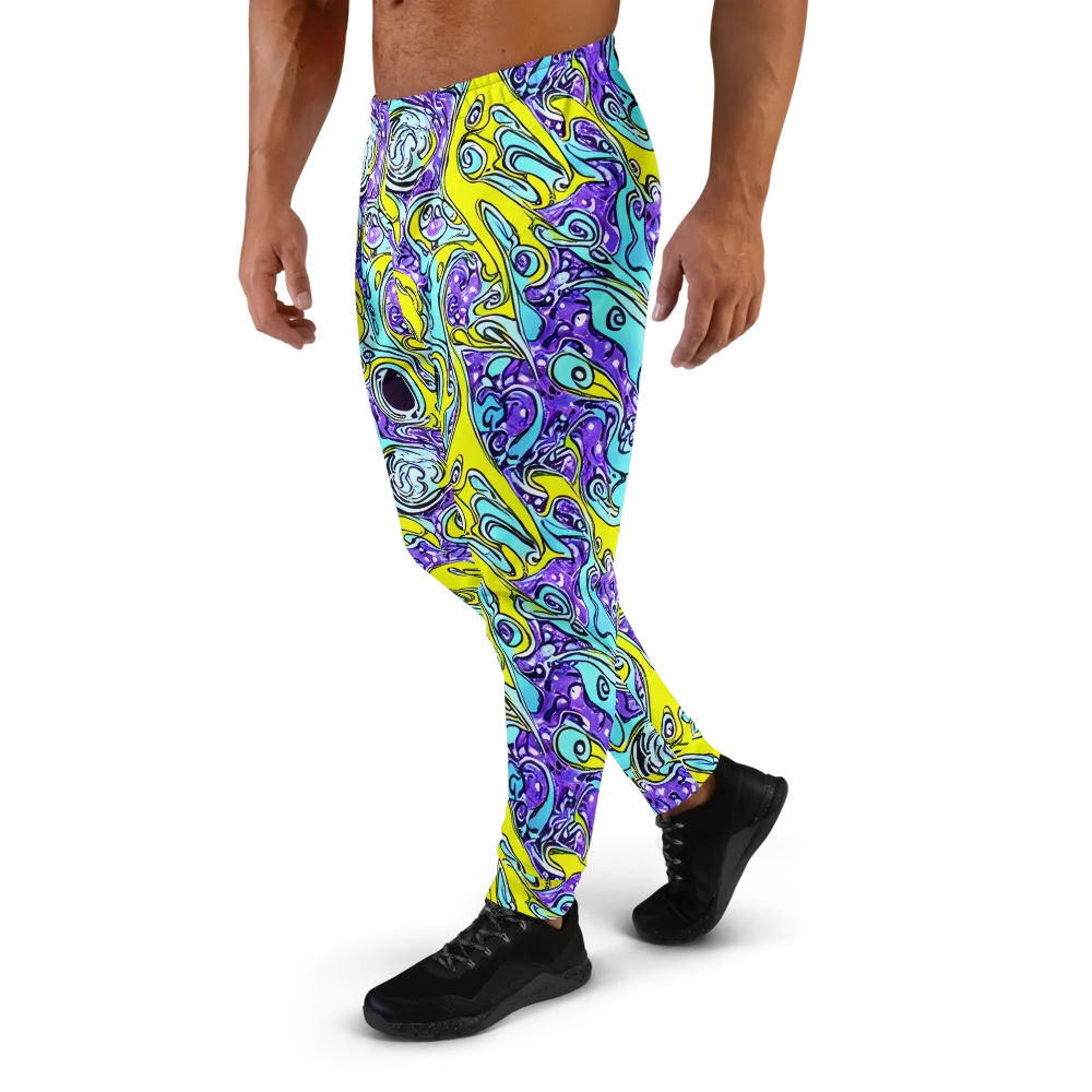 Aqua Acid on Men's Joggers — Left