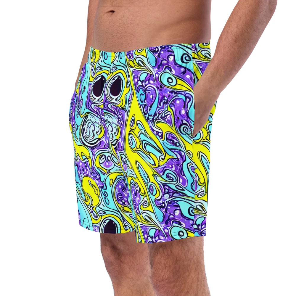 Aqua Acid on Swim Trunks — Left Front