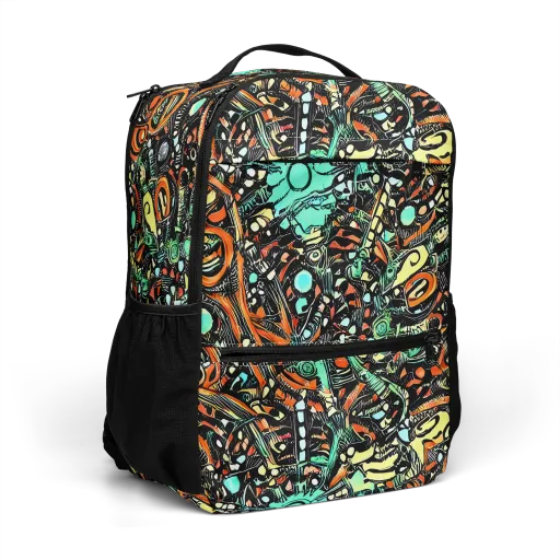 Neon Rumble on a Utility Backpack