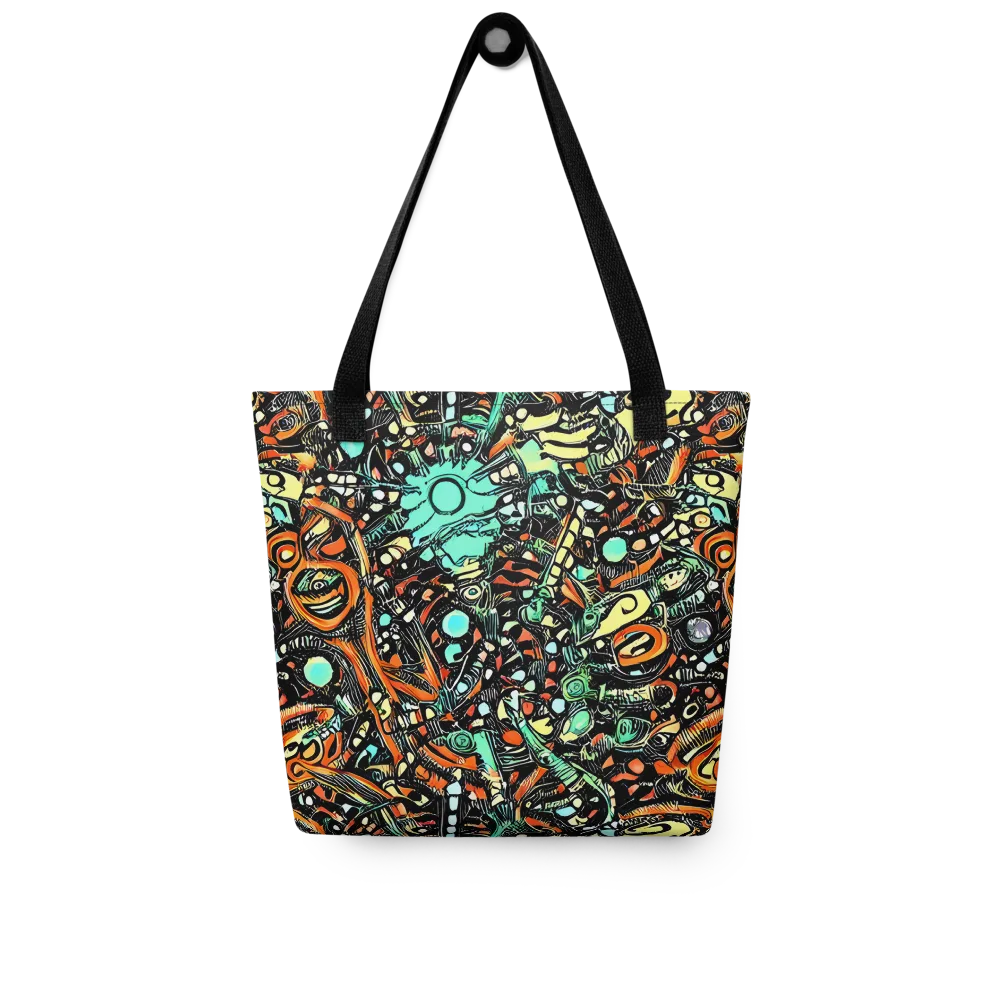 Neon Rumble on Tote Bag — Front