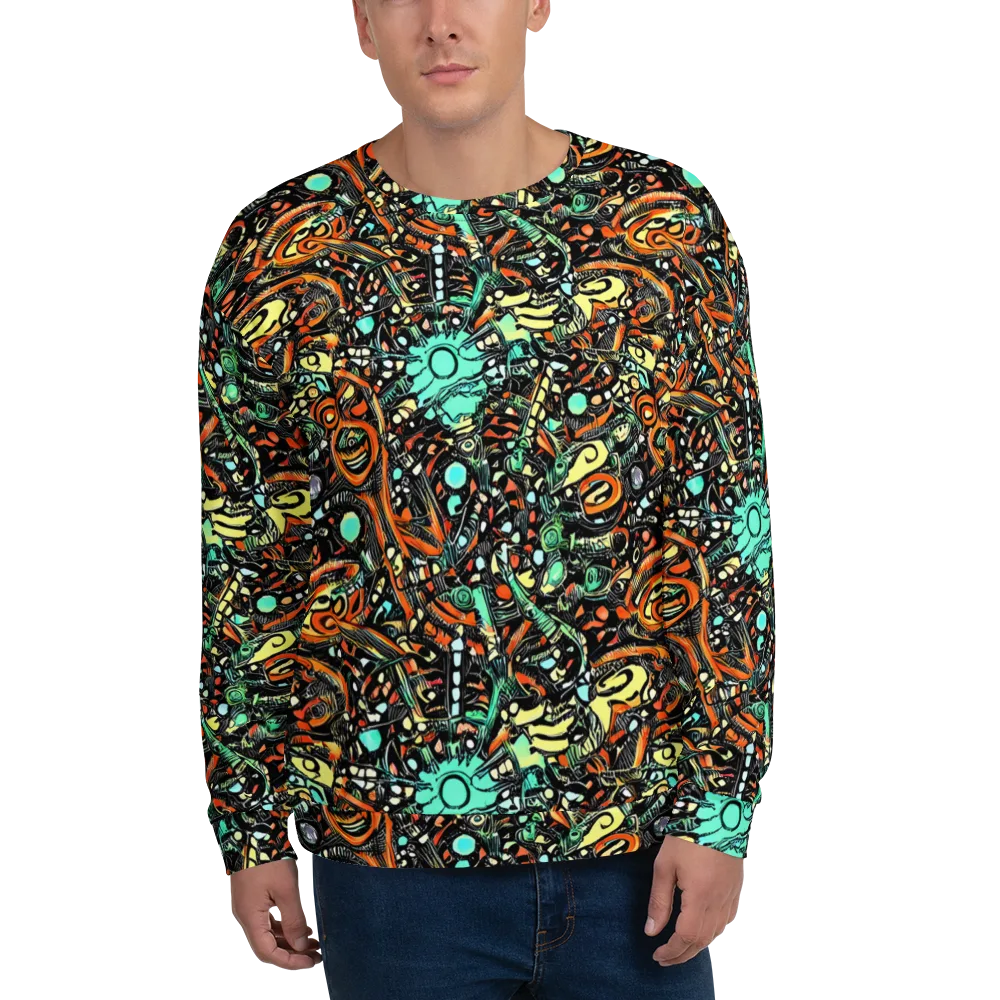 Neon Rumble on Sweatshirt — Front