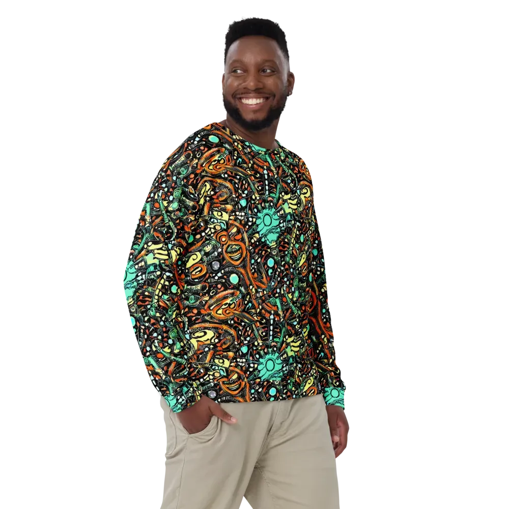 Neon Rumble on Sweatshirt — Front