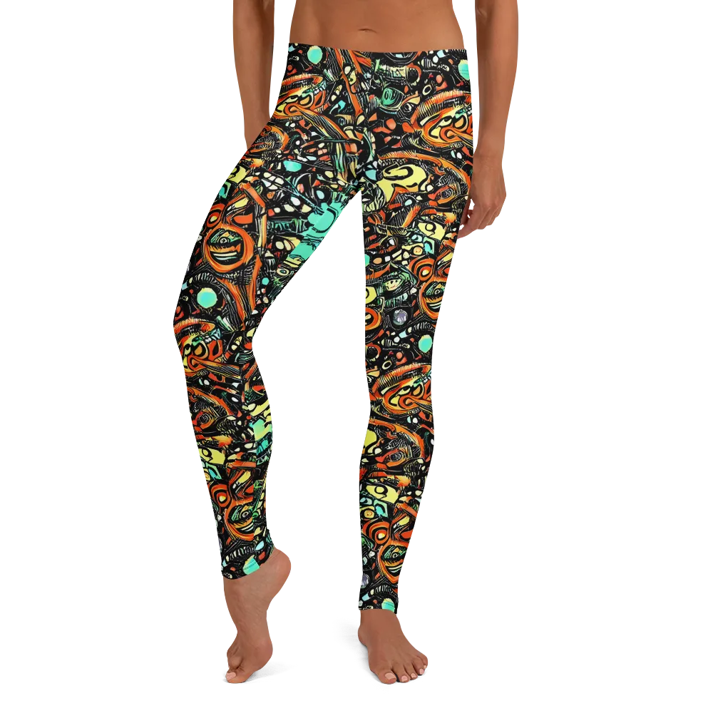 Neon Rumble on Leggings — Front