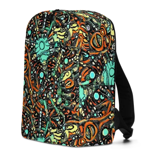 Neon Rumble on a Minimalist Backpack